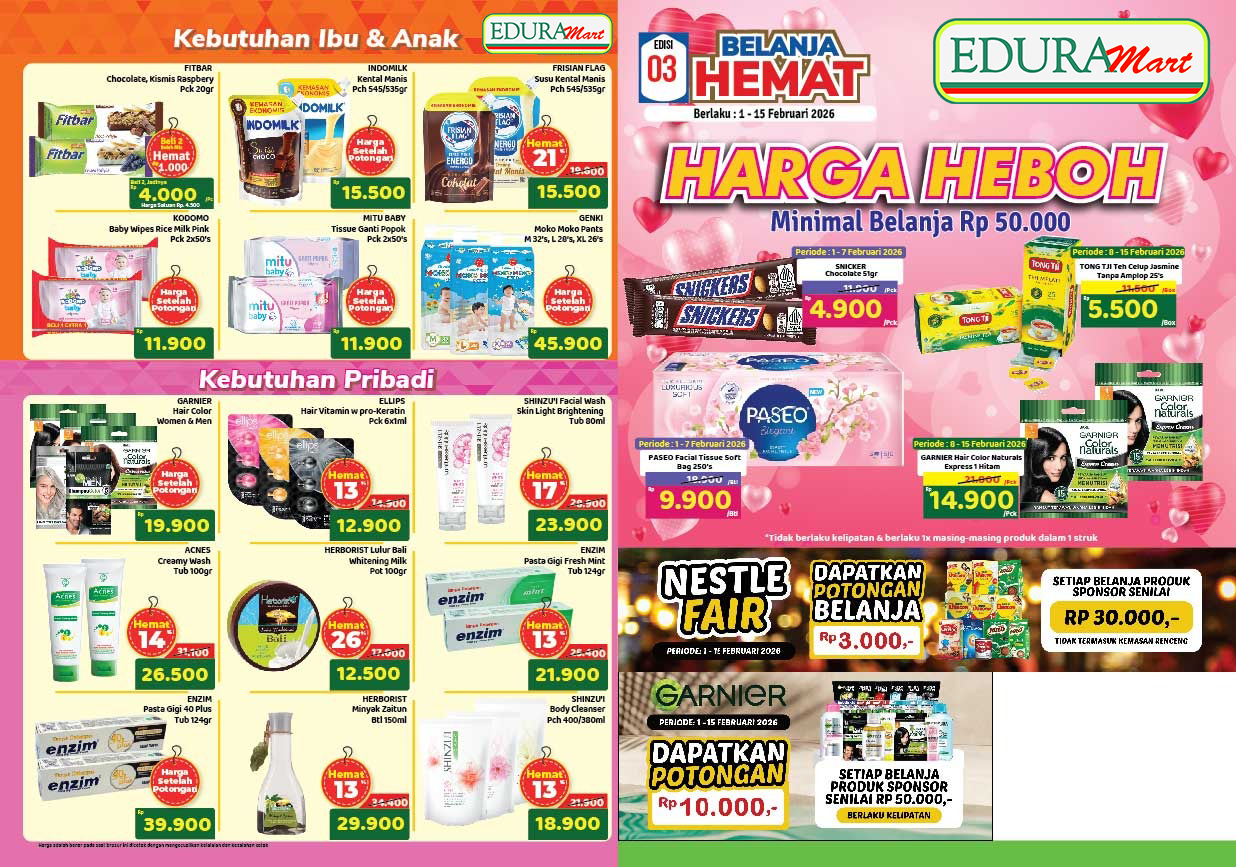 Promo 1-15 Februari 2026 - Kebutuhan